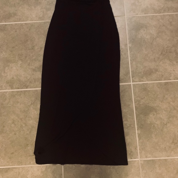 NWT/ Rosie Pope, Black, One Shoulder Long Dress, Size Medium - Picture 10 of 12